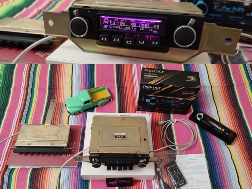 Изображение Обзор с DRIVE2: Ретрофит радио Волга 24